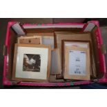 A box of picture frames