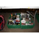 A quantity of various paints, oils, sealants etc.