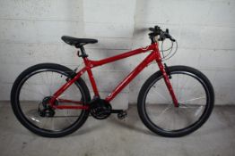 A Carrera limited edition Axle 6061T.six aluminium mountain bike, 18" frame with quick release front