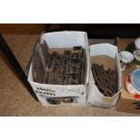 Two boxes of O gauge track