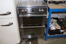 A Stoves freestanding double oven with induction h