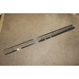 A Match Carp Waggler three piece fishing rod with