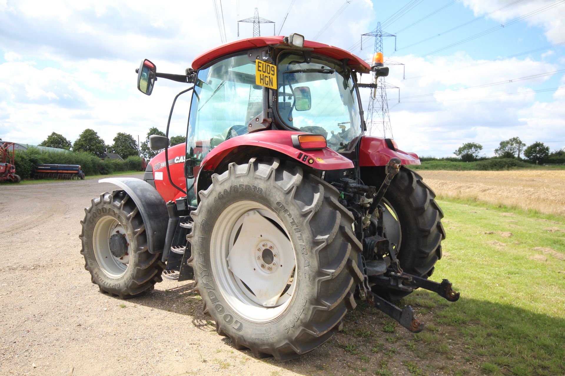 Case 110X 4WD tractor. Registration EU09 HGN. Date - Image 3 of 93