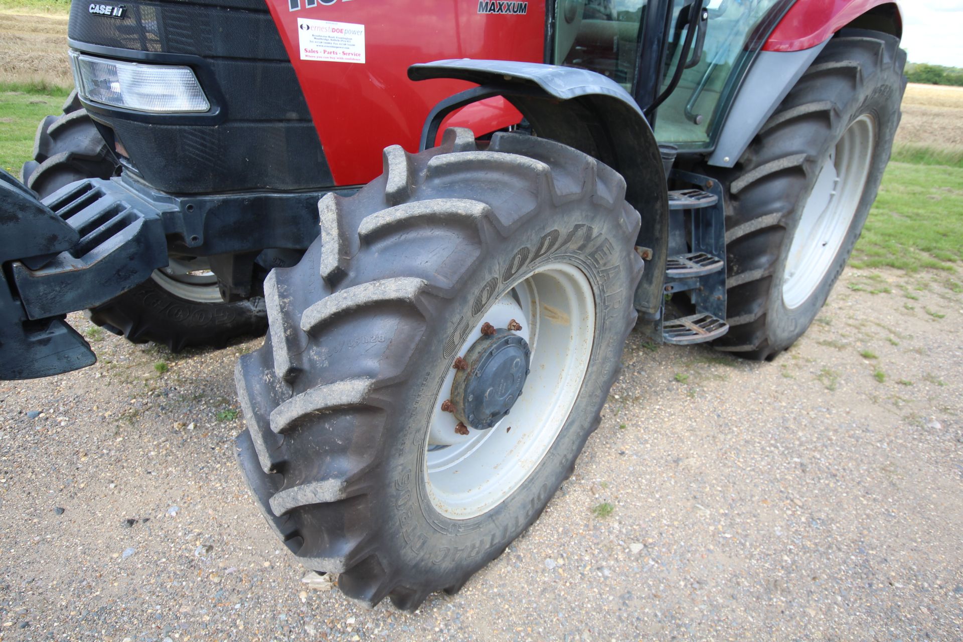 Case 110X 4WD tractor. Registration EU09 HGN. Date - Image 12 of 93