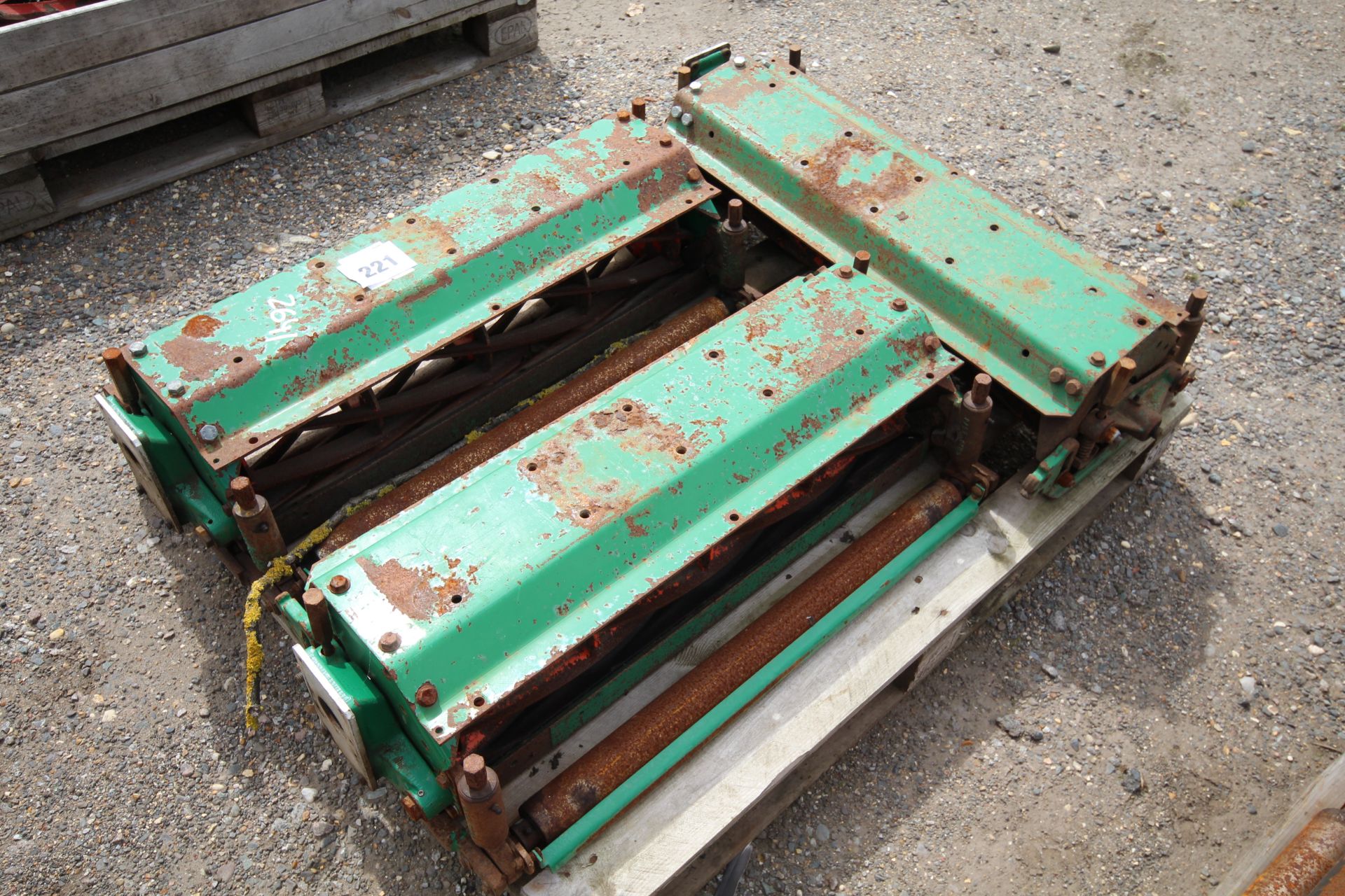 Large quantity of Ransomes spare cylinder units and cylinder mower spares. V - Image 5 of 8