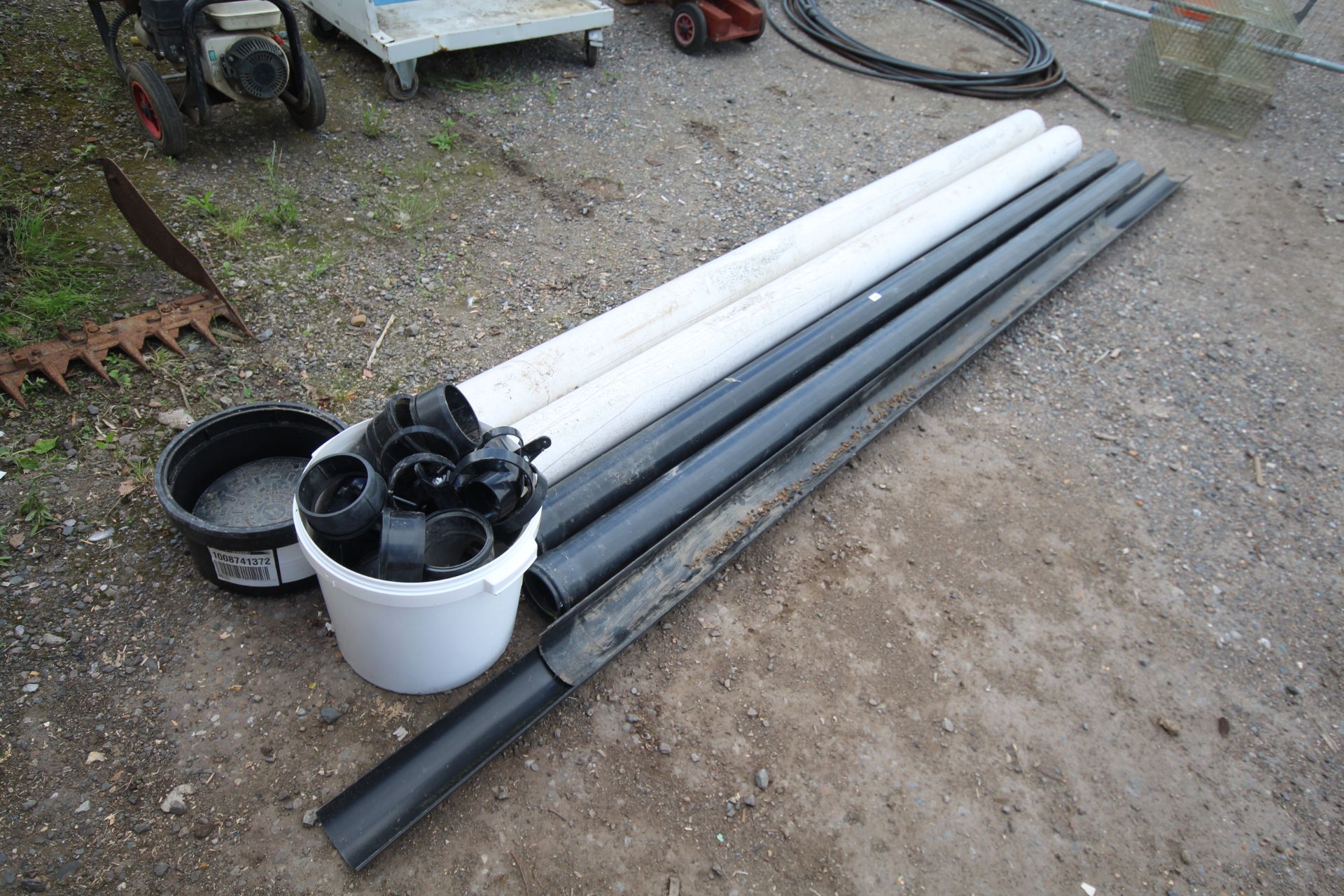 Various guttering, drainage pipe etc. For sale due
