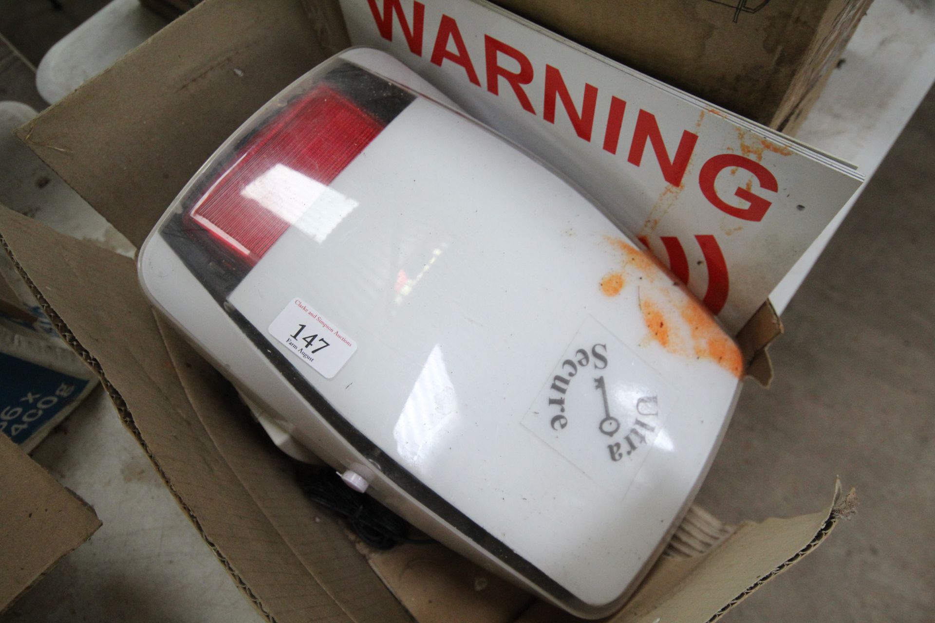 Infrared beam alarm system (as new). For sale due - Image 2 of 5