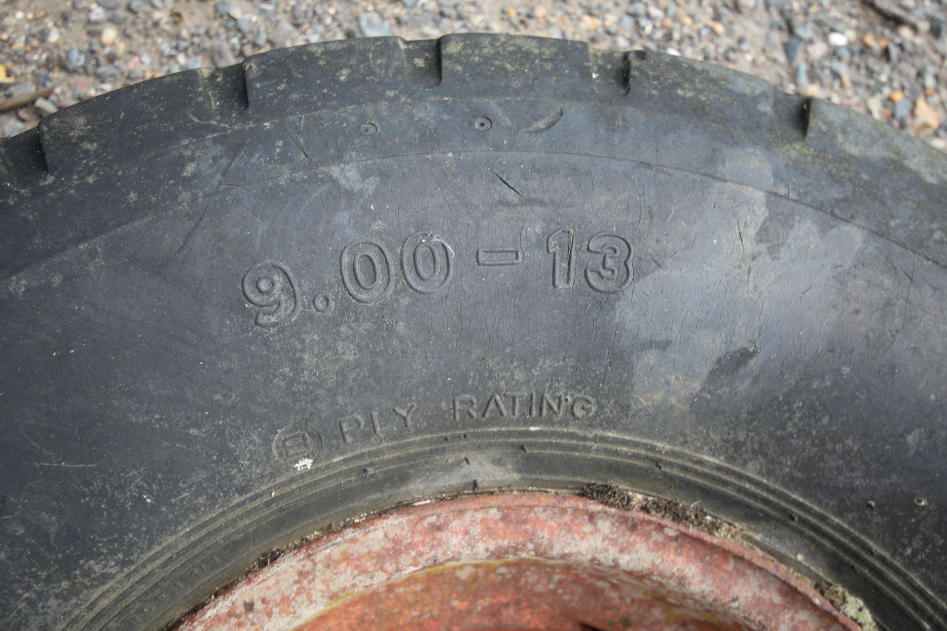 9.00-13 trailer wheel and tyre. V - Image 4 of 4