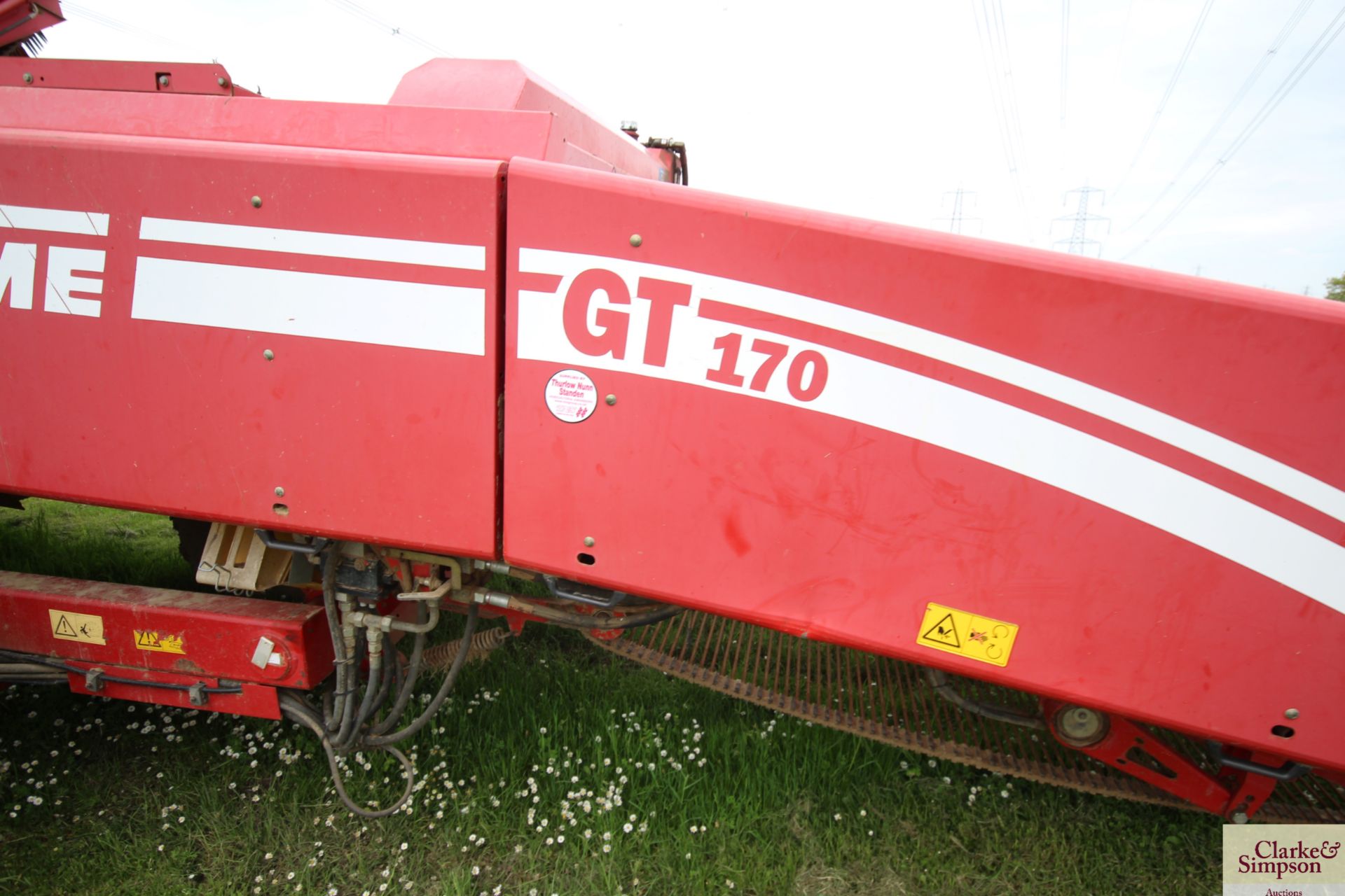 Grimme GT70 trailed potato harvester. 2011. Serial number 45001088. 16.5/85-28 and 620/50B22.5 - Image 26 of 41