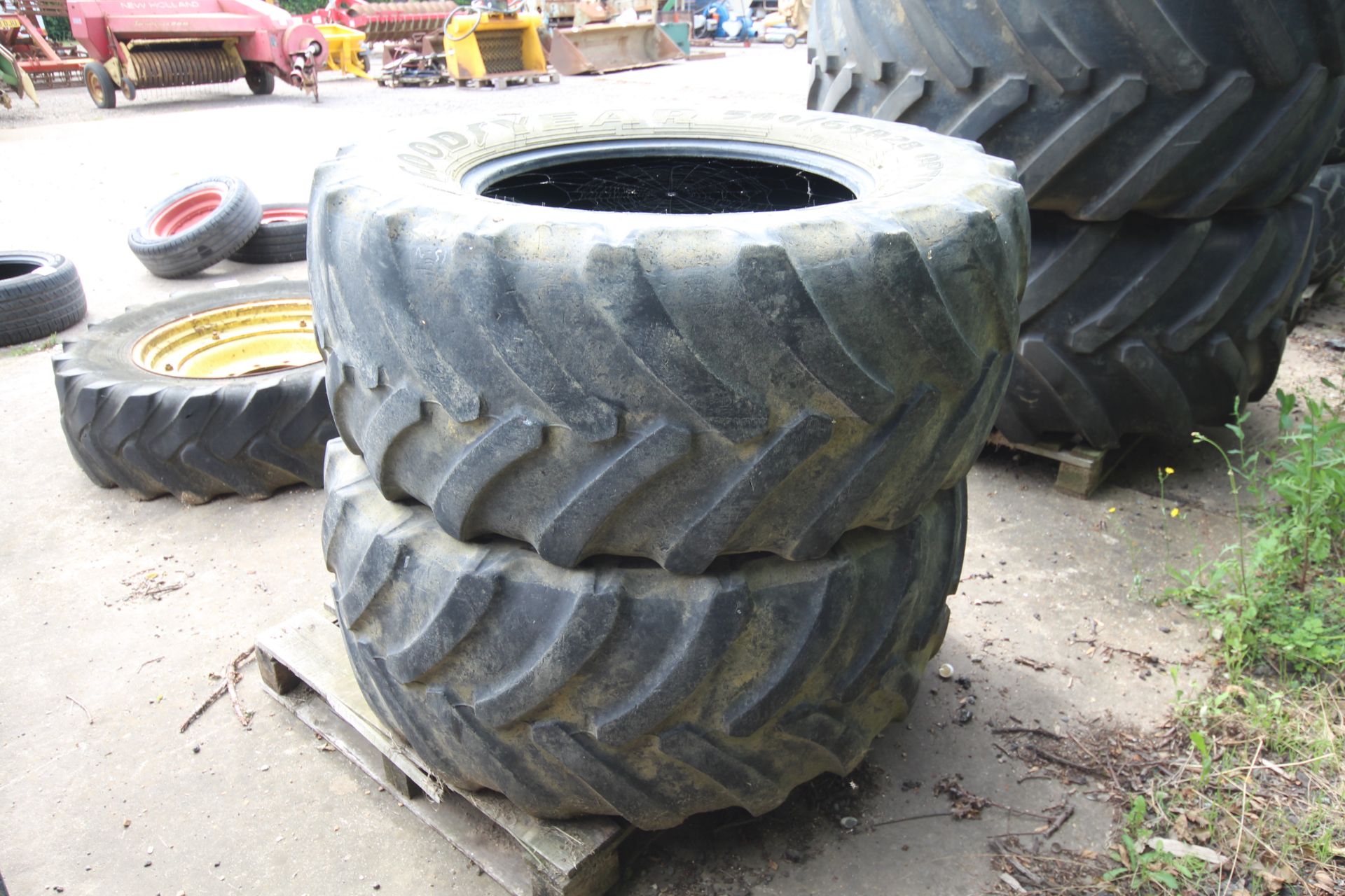 Pair of 540/65R28 tyres. V - Image 2 of 4