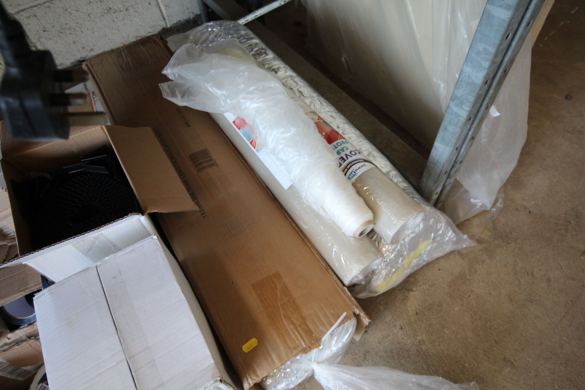 2x rolls of insulation; 2x rolls of carpet protector (25m), 2x boxes of Universal Dry Fix ventilated - Image 4 of 4