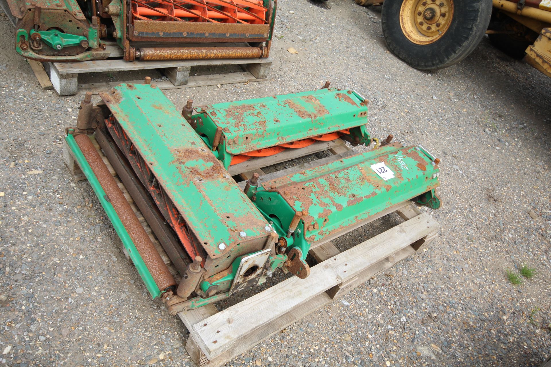 Large quantity of Ransomes spare cylinder units and cylinder mower spares. V - Image 6 of 8