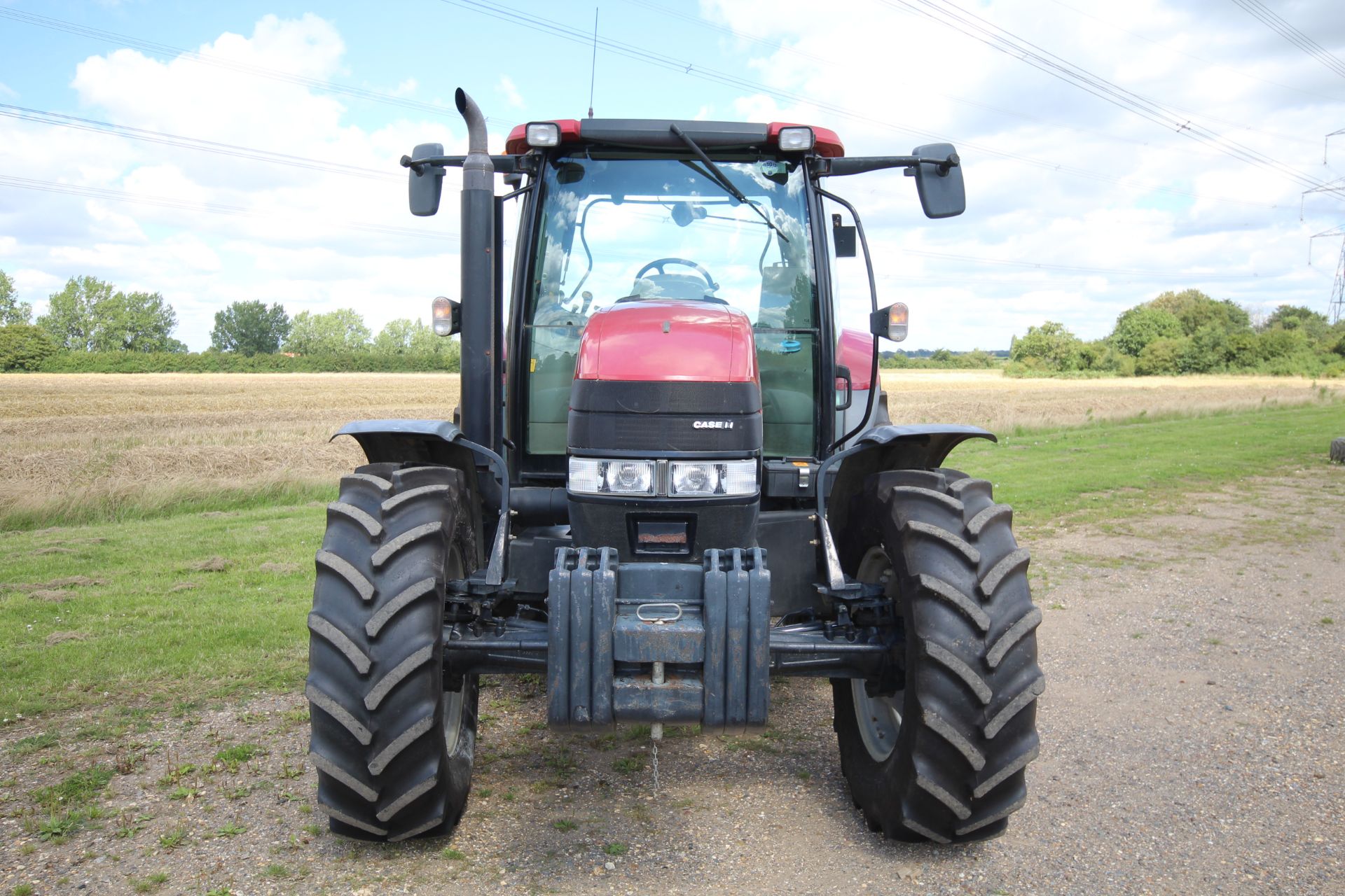 Case 110X 4WD tractor. Registration EU09 HGN. Date - Image 8 of 93