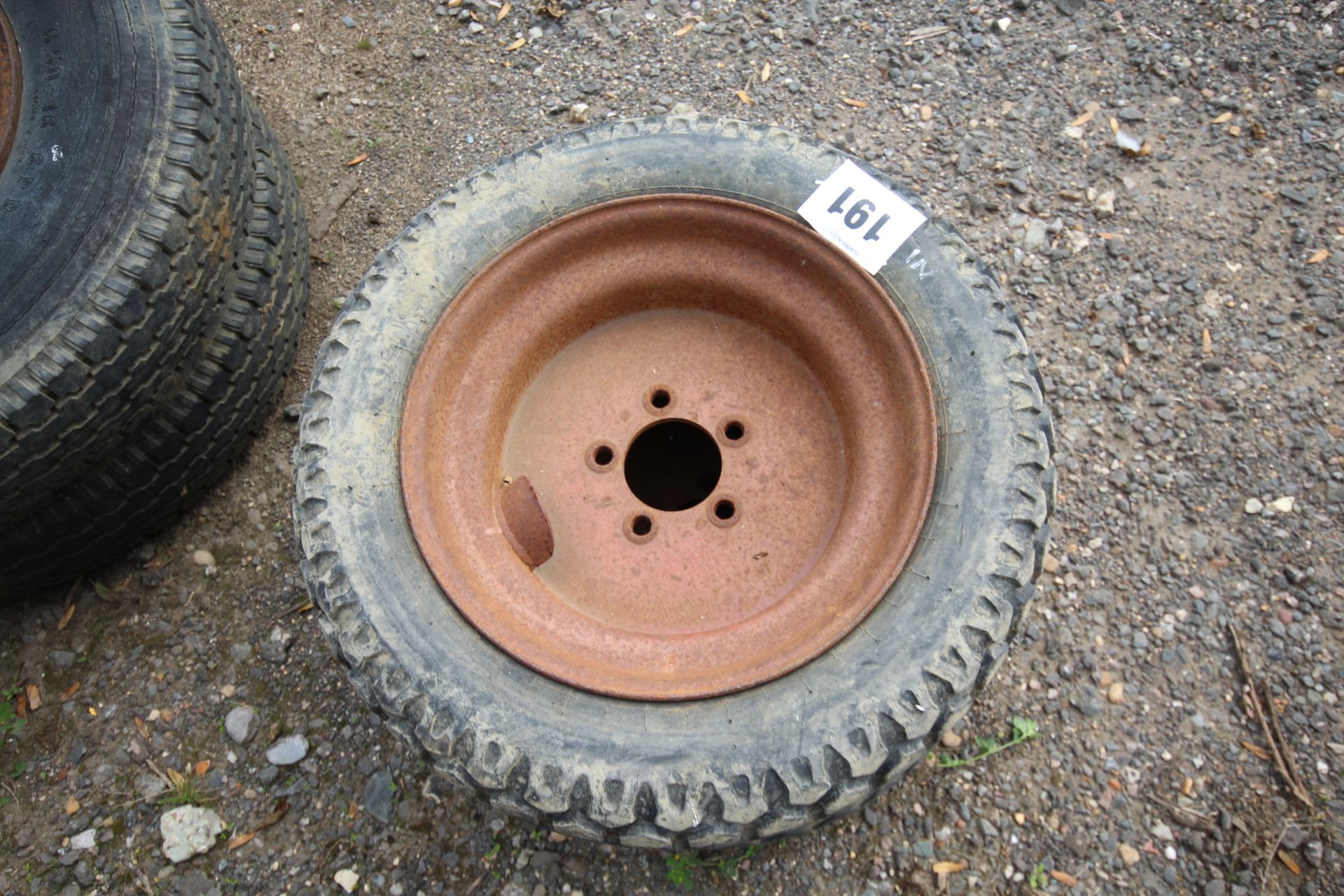 Pair of Trelleborg LP200-14.5 wheels and tyres. V - Image 3 of 3