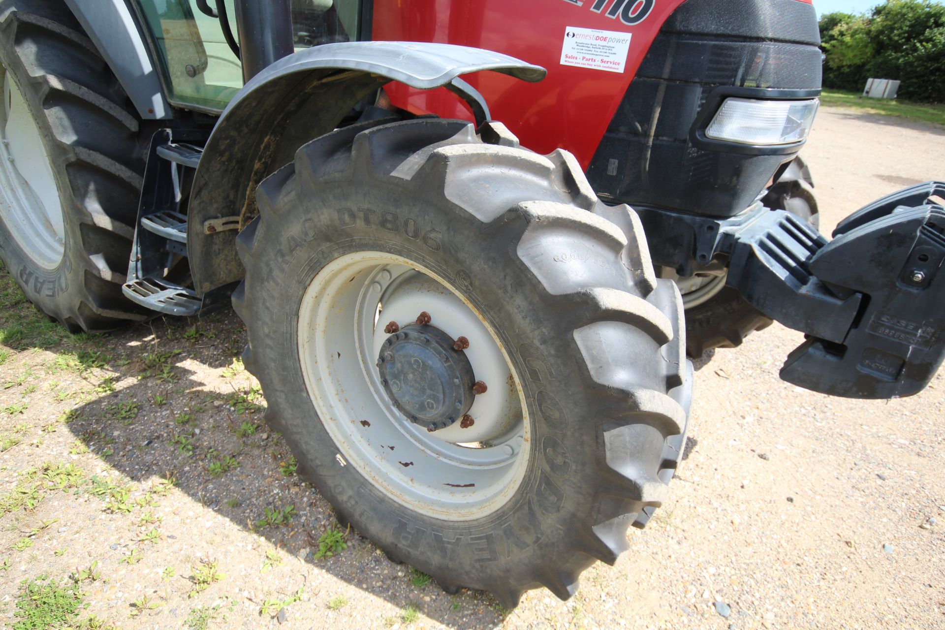 Case 110X 4WD tractor. Registration EU09 HGN. Date - Image 55 of 93