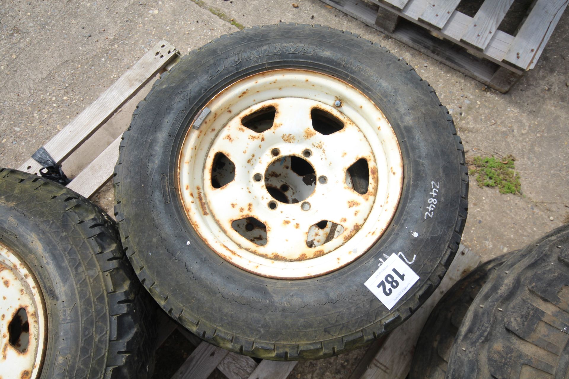 4x 205SR16 4x4 wheels and tyres. V - Image 4 of 5