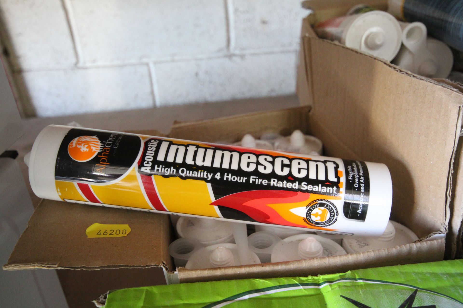 2x boxes of Extreme adhesive tubes; a box of fire rated sealant and various other adhesive tubes. V - Image 3 of 4
