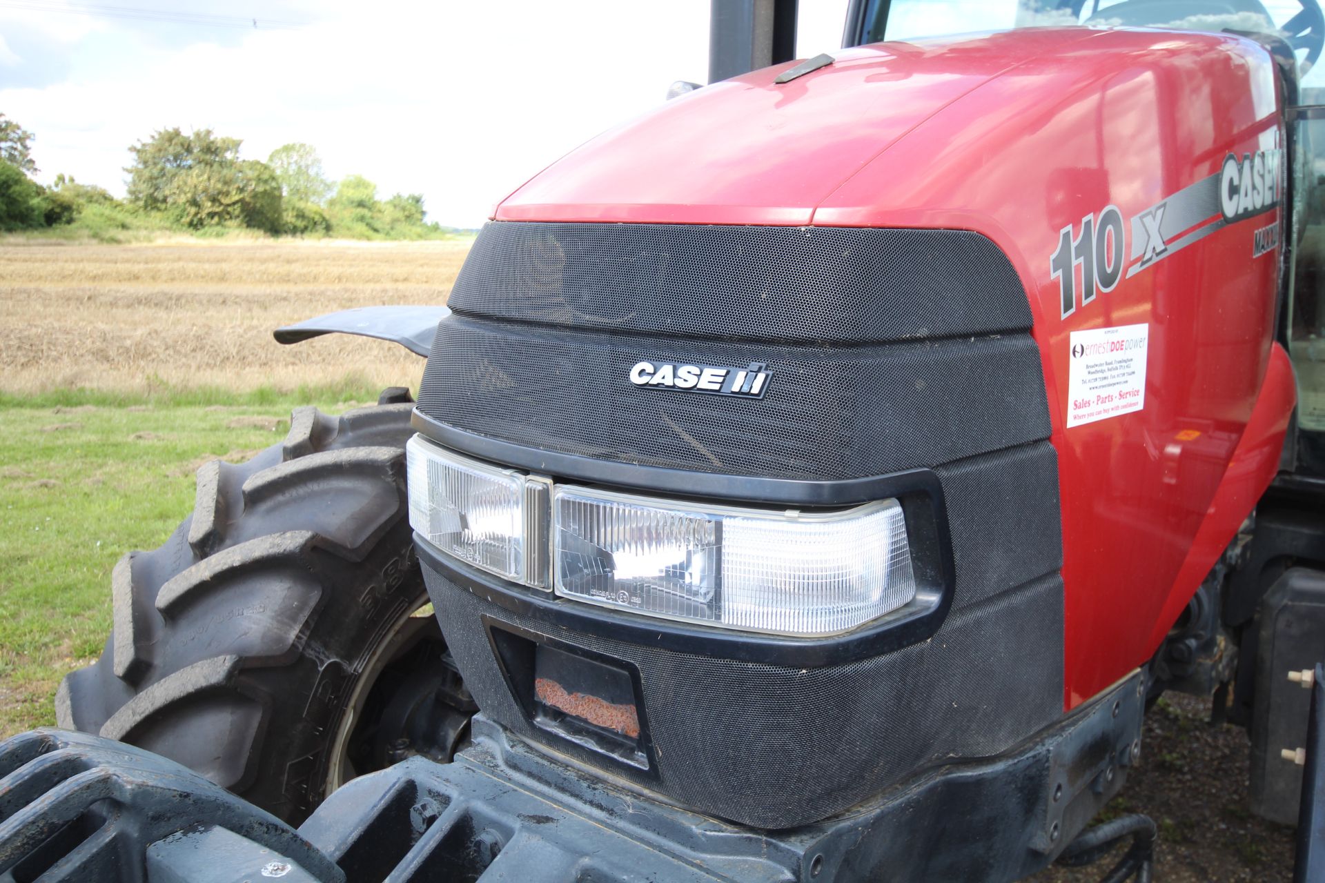 Case 110X 4WD tractor. Registration EU09 HGN. Date - Image 10 of 93