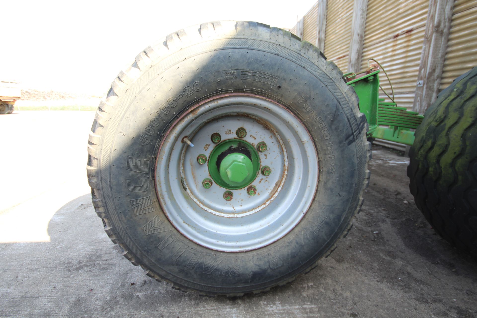 Twin axle agricultural trailer bogie. With floatation wheels and tyres. - Image 19 of 25