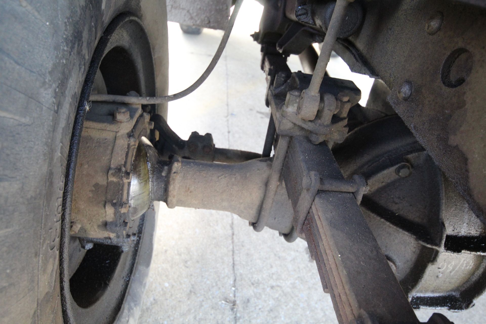 GMC CCKW 353 6x6 bolster truck and slip pole trailer. Registration UXG 144. 1945. 11.00x18 correct - Image 10 of 95