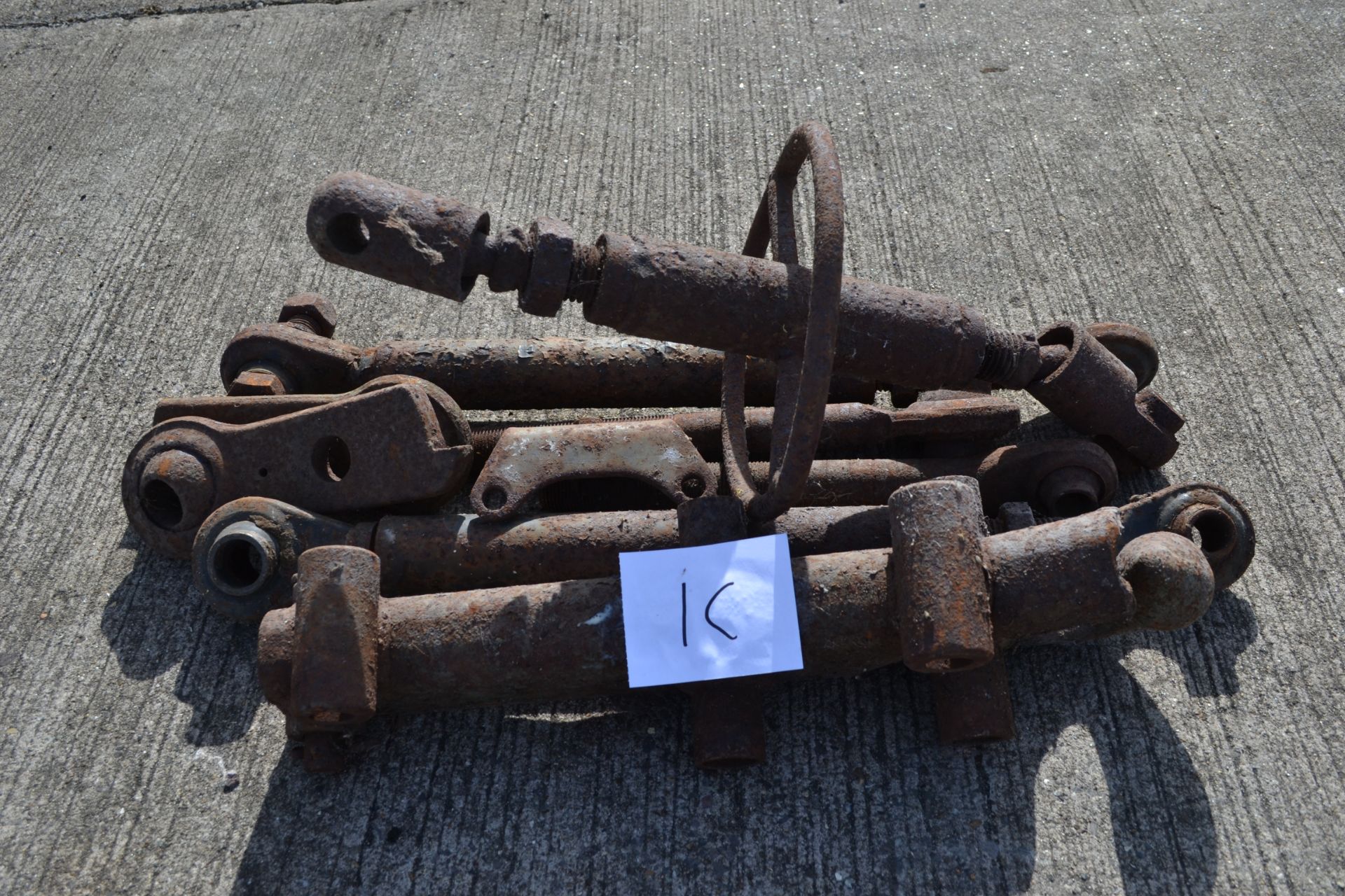 Various Massey Ferguson linkage parts.