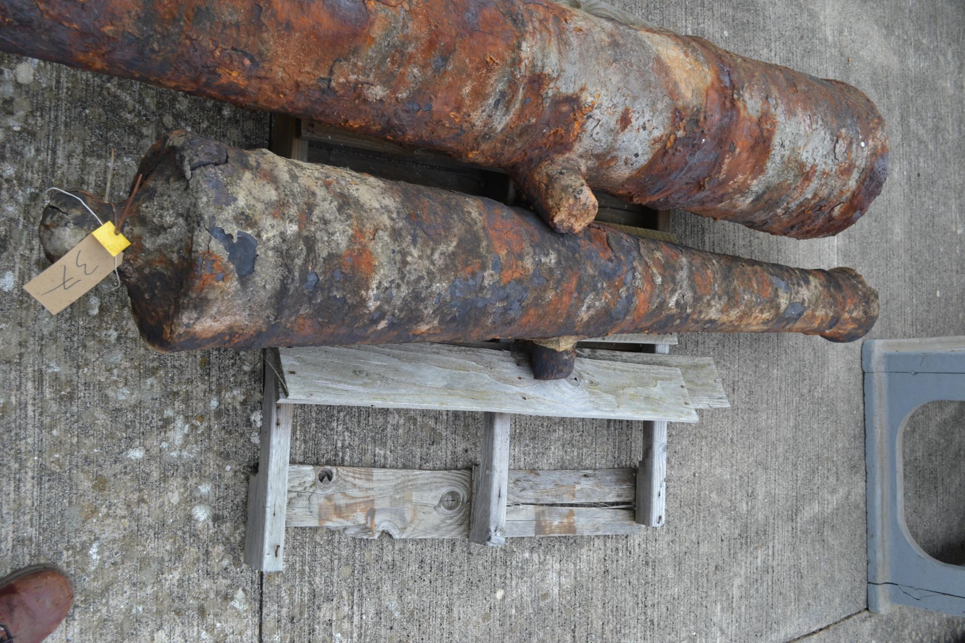 Cannon. Recovered from North Sea.