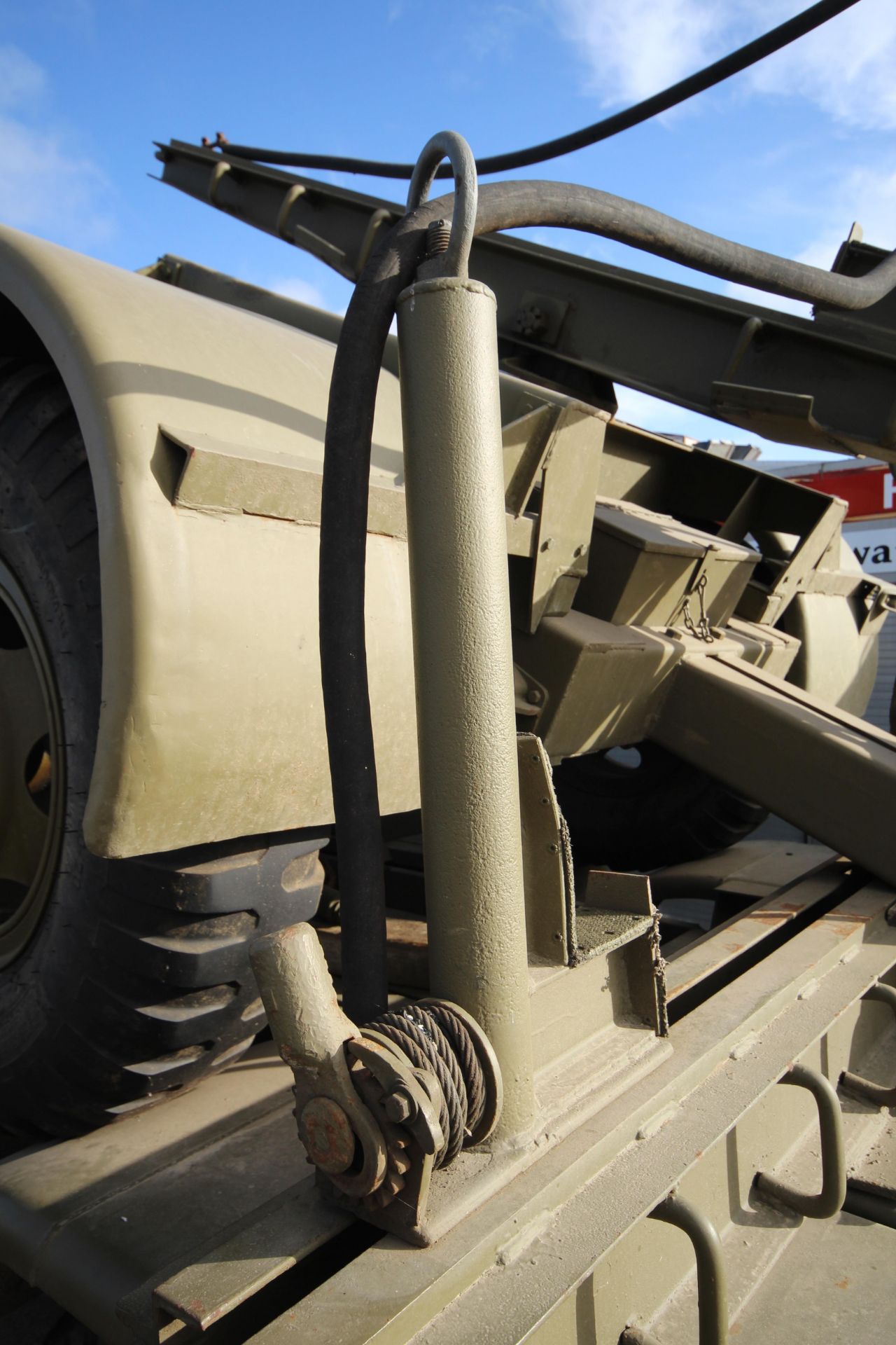 GMC CCKW 353 6x6 bolster truck and slip pole trailer. Registration UXG 144. 1945. 11.00x18 correct - Image 52 of 95