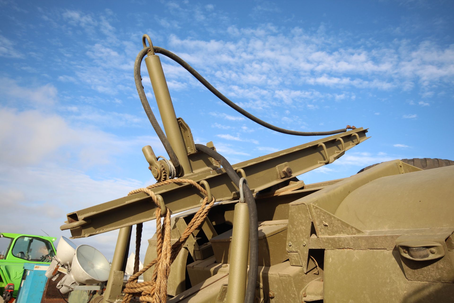 GMC CCKW 353 6x6 bolster truck and slip pole trailer. Registration UXG 144. 1945. 11.00x18 correct - Image 31 of 95