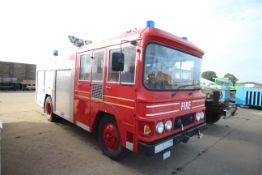 Bedford/ HCBC-Angus 4x2 automatic fire engine. Registration RVW 847W. Date of first registration