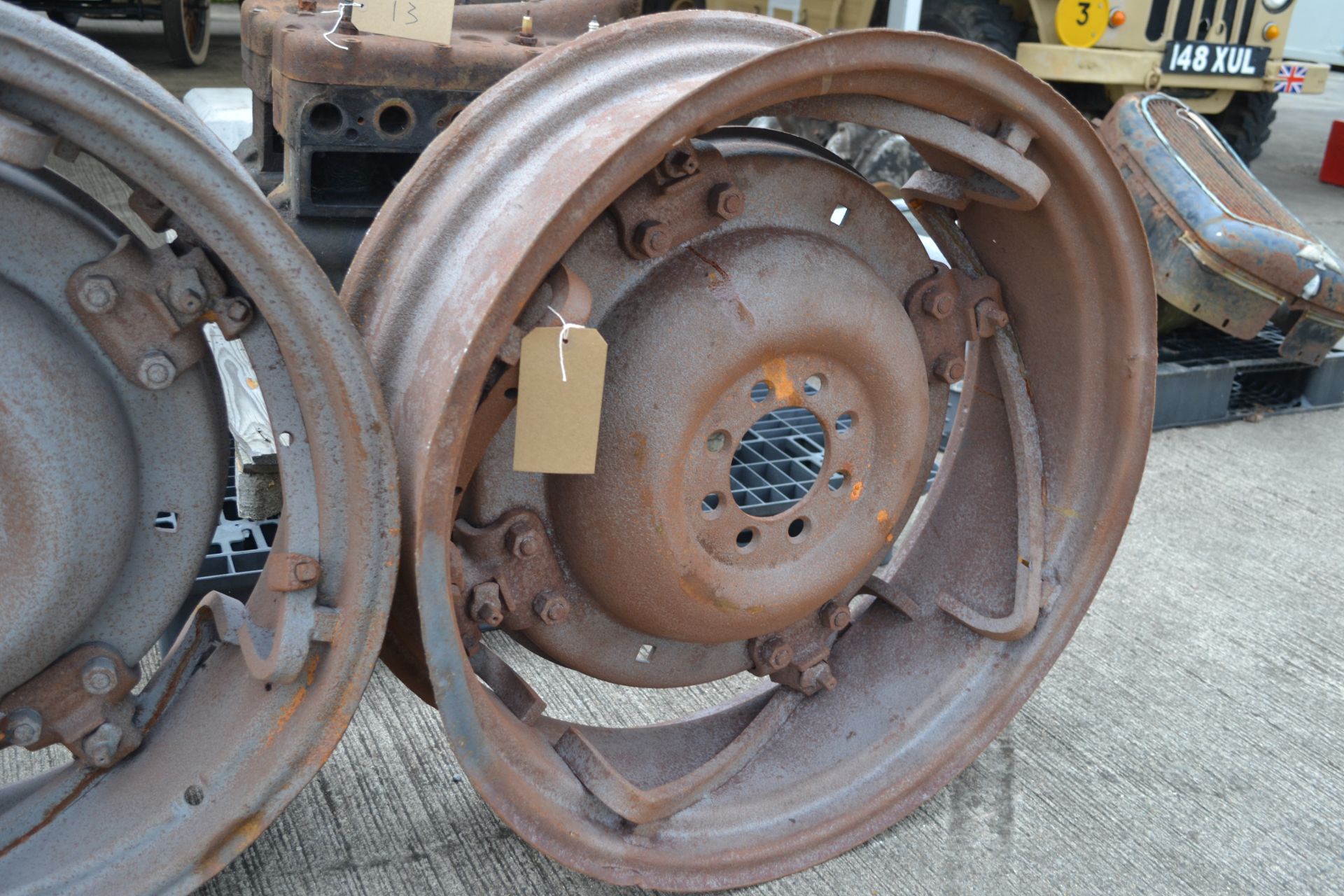 Pair of Massey Ferguson PAVT rear wheels. - Image 3 of 3