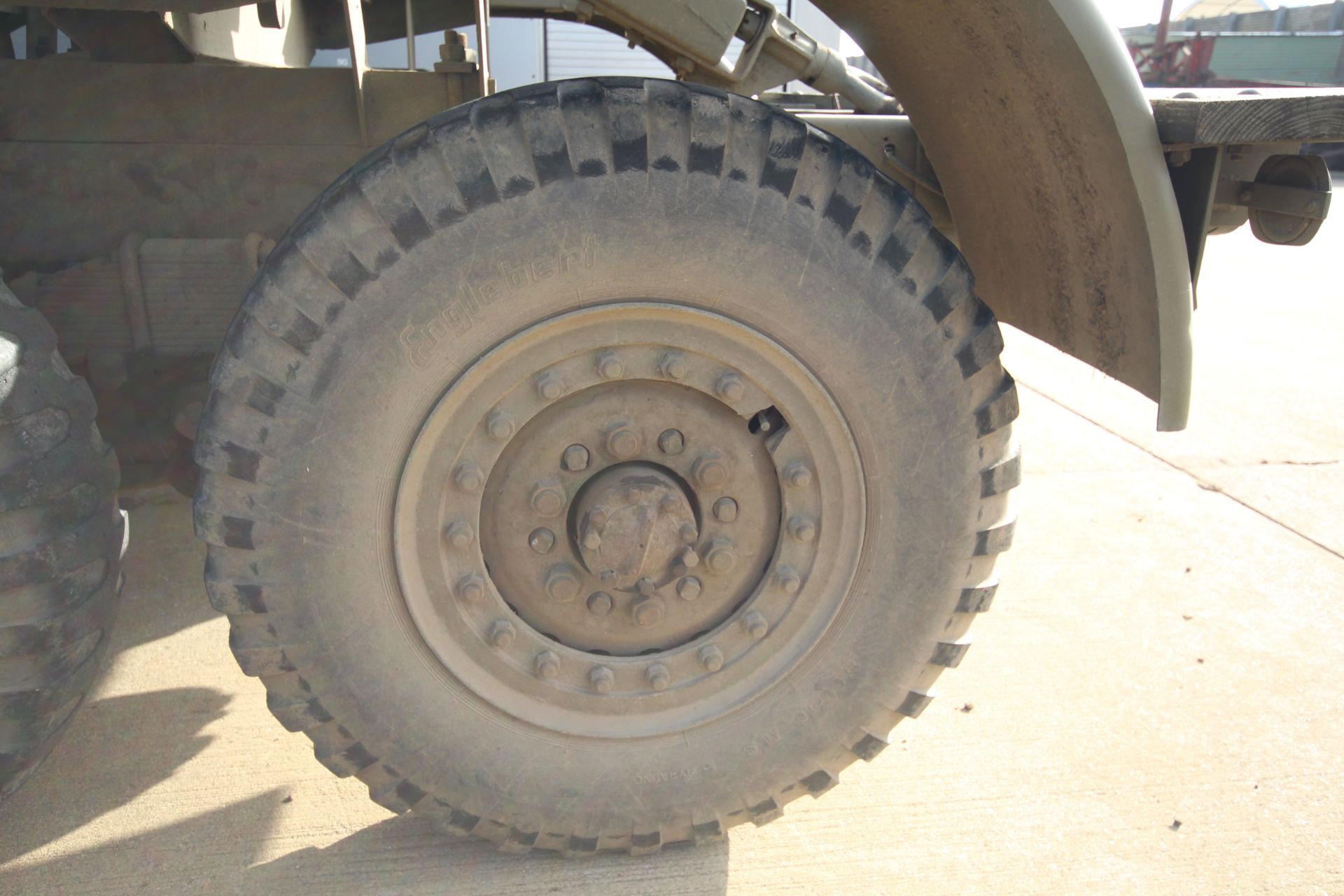 GMC CCKW 353 6x6 bolster truck and slip pole trailer. Registration UXG 144. 1945. 11.00x18 correct - Image 44 of 95