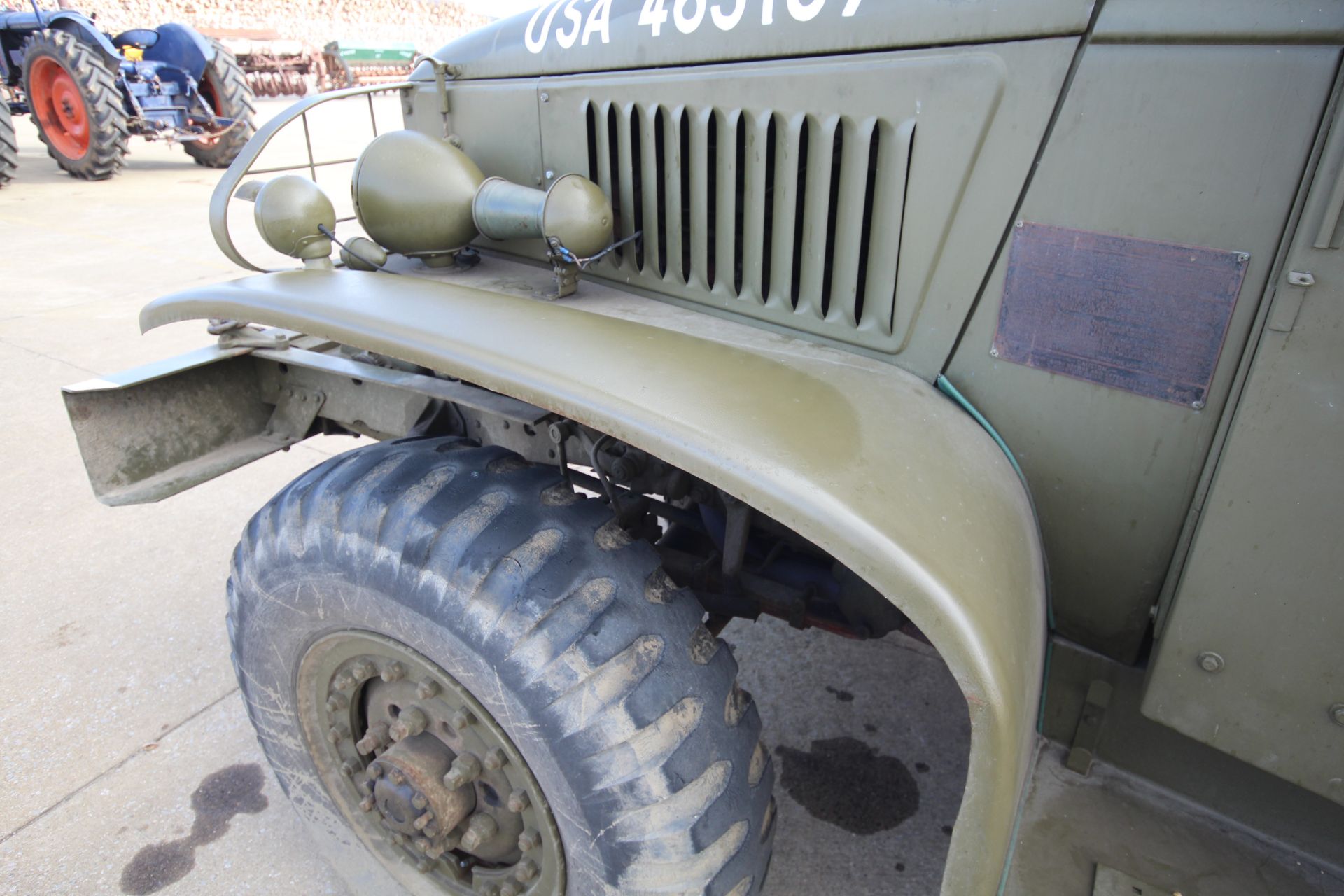 GMC CCKW 353 6x6 bolster truck and slip pole trailer. Registration UXG 144. 1945. 11.00x18 correct - Image 59 of 95