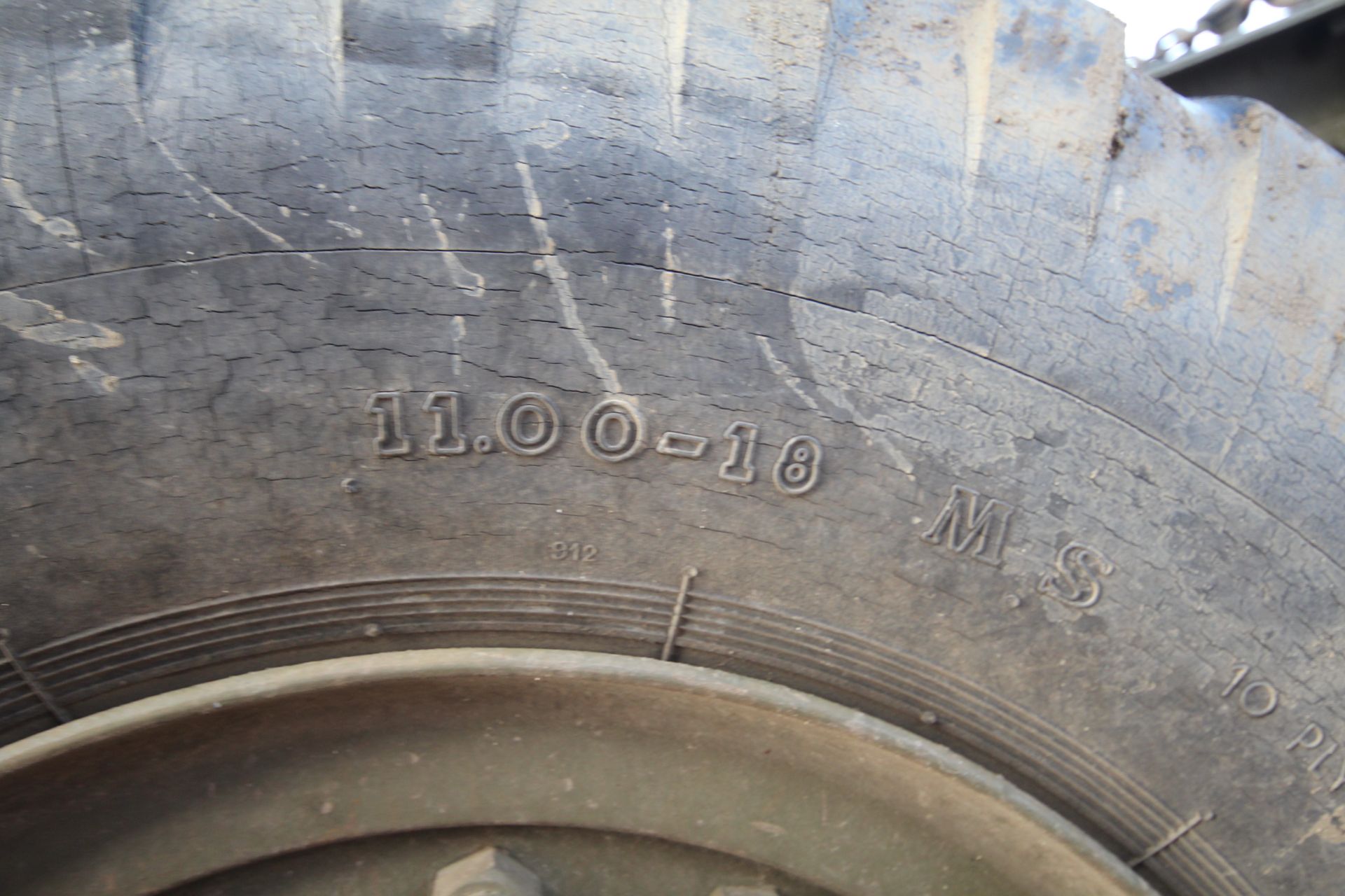 GMC CCKW 353 6x6 bolster truck and slip pole trailer. Registration UXG 144. 1945. 11.00x18 correct - Image 12 of 95