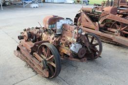 County full track crawler. Type FC. Serial number 5141. Based on Fordson Diesel Major. For spares or