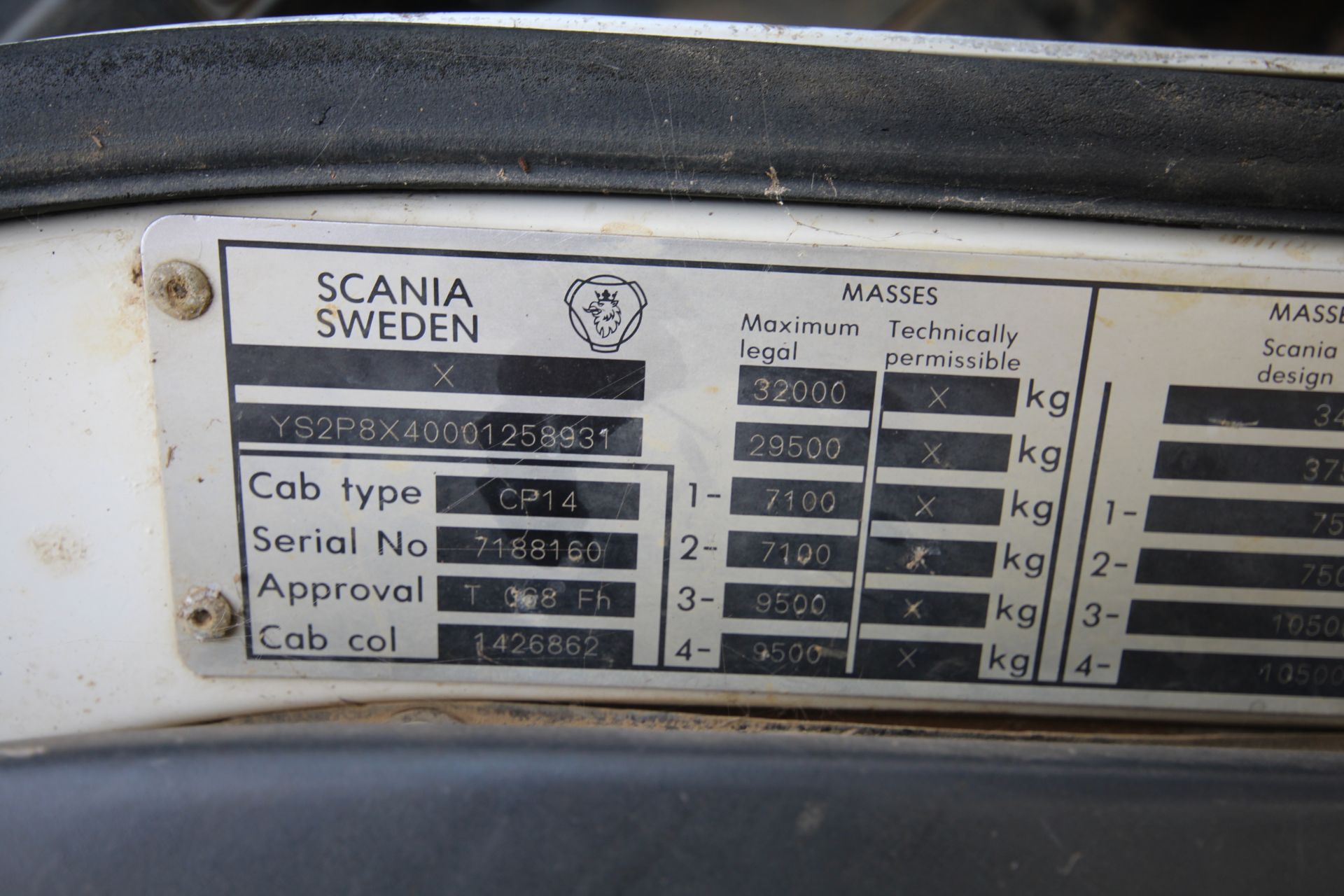 Scania 114c 340 8x4 32T rigid bulk tipper. Registration W659 BVW. Date of first registration 17/05/ - Image 82 of 97