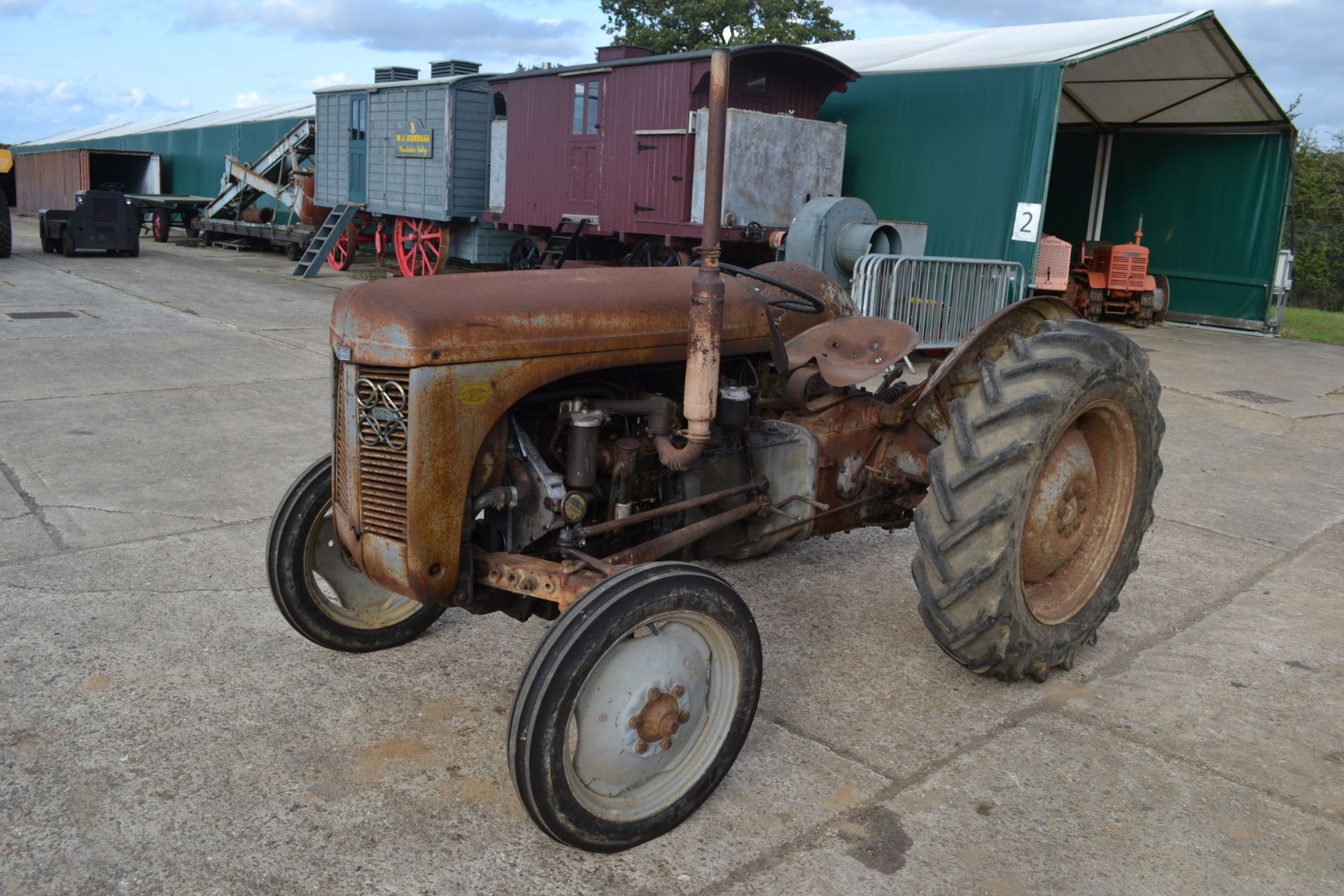 Ferguson TEA 20 2WD tractor. Serial number 183374. 1951. Registration CEB 212 (expired but with - Image 7 of 46
