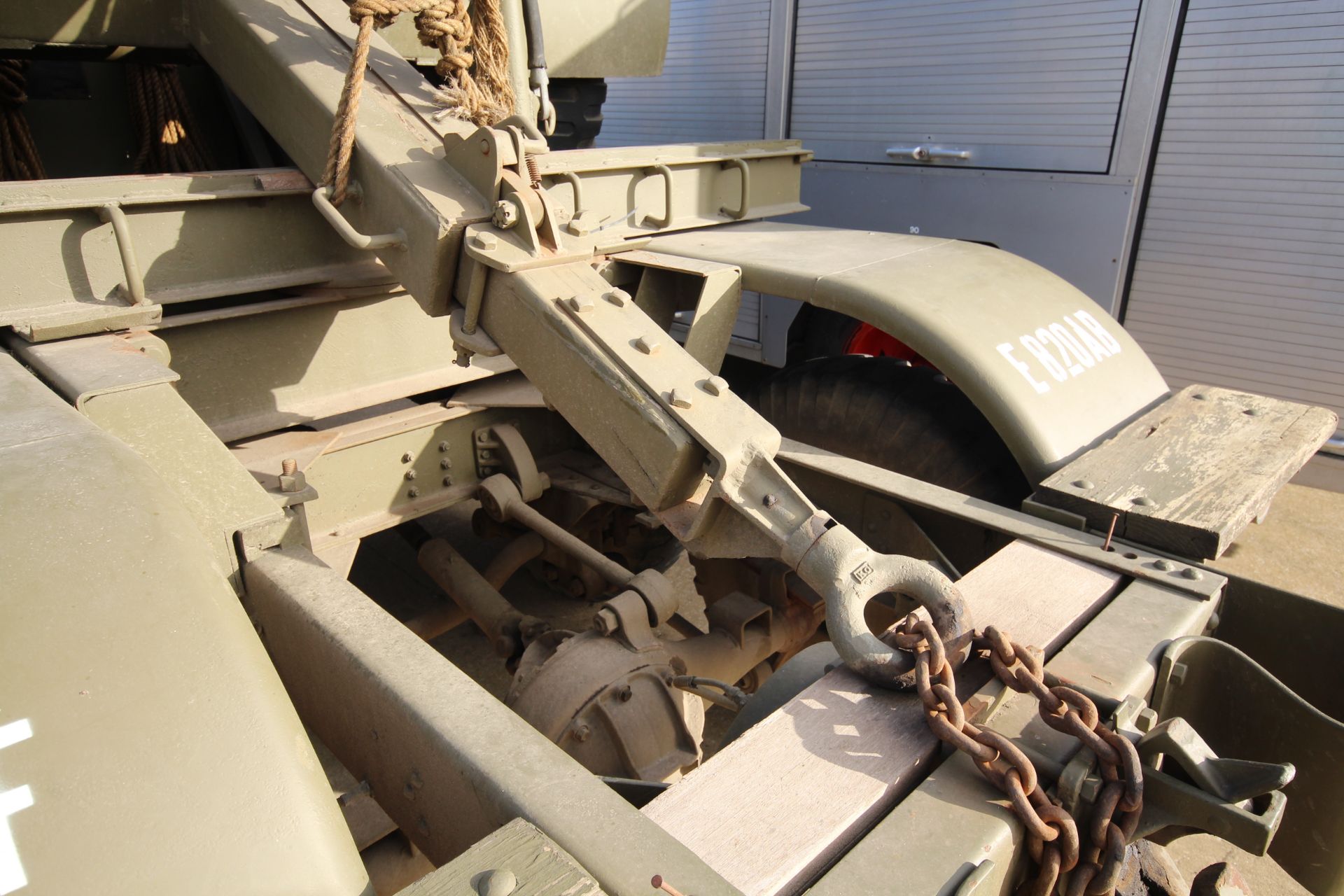 GMC CCKW 353 6x6 bolster truck and slip pole trailer. Registration UXG 144. 1945. 11.00x18 correct - Image 37 of 95