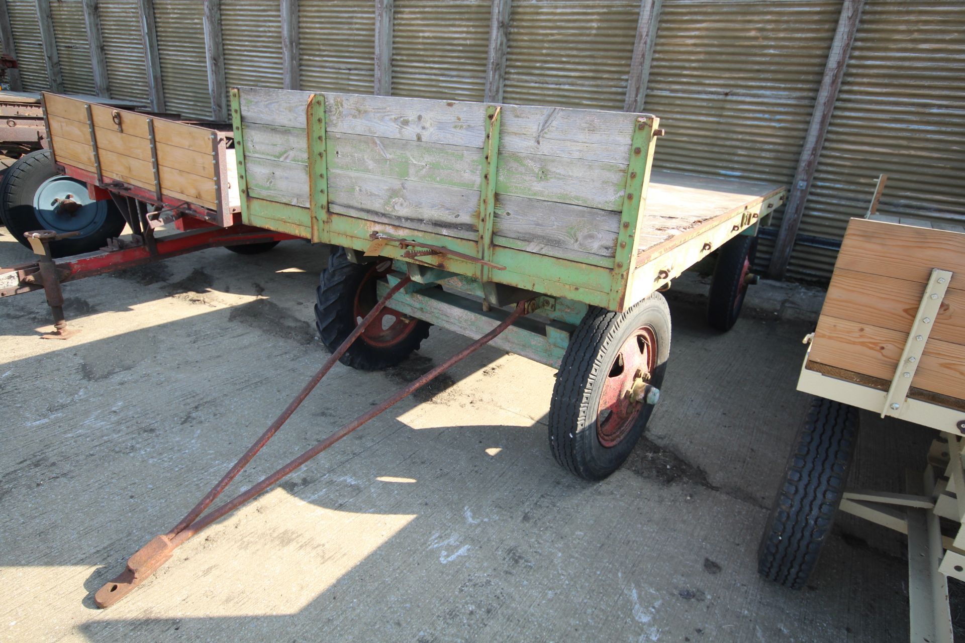 Foster-Clarke, Fressingfield 4-wheel turntable trailer.