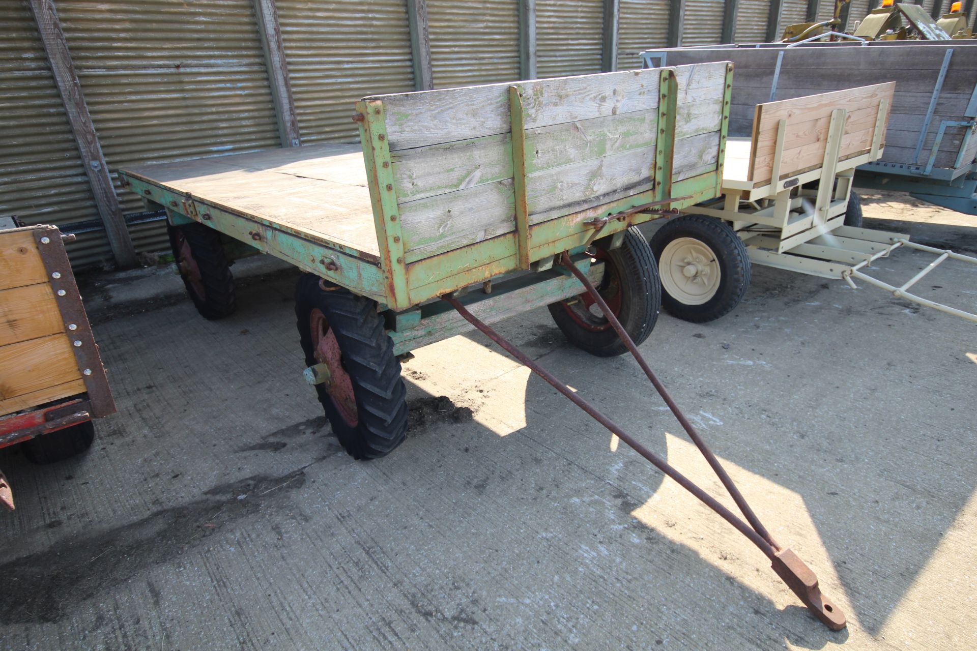 Foster-Clarke, Fressingfield 4-wheel turntable trailer. - Image 2 of 18