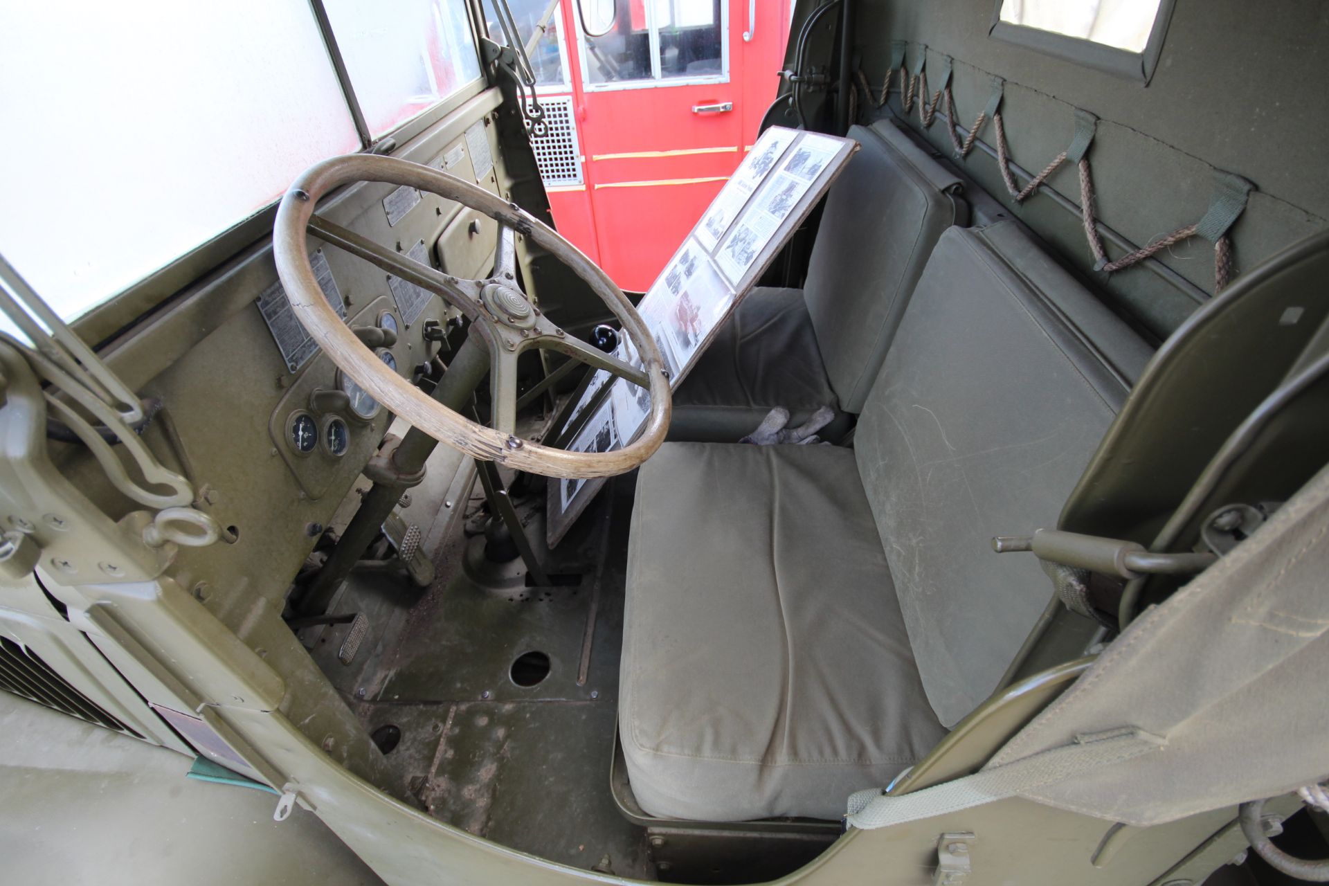 GMC CCKW 353 6x6 bolster truck and slip pole trailer. Registration UXG 144. 1945. 11.00x18 correct - Image 68 of 95