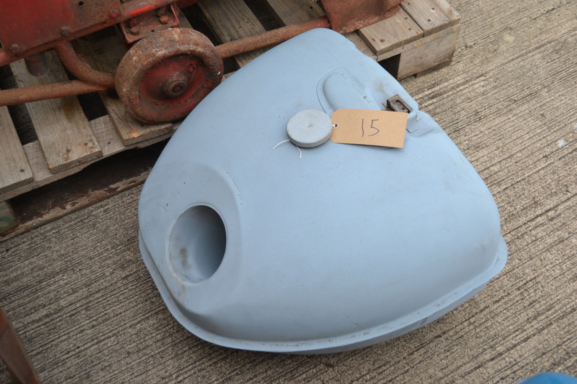 Fordson Major fuel tank. Requires repair. - Image 2 of 3