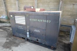 75KVA 3 phase generator. Comprising Cummins 8cyl diesel engine coupled to Federal Electric
