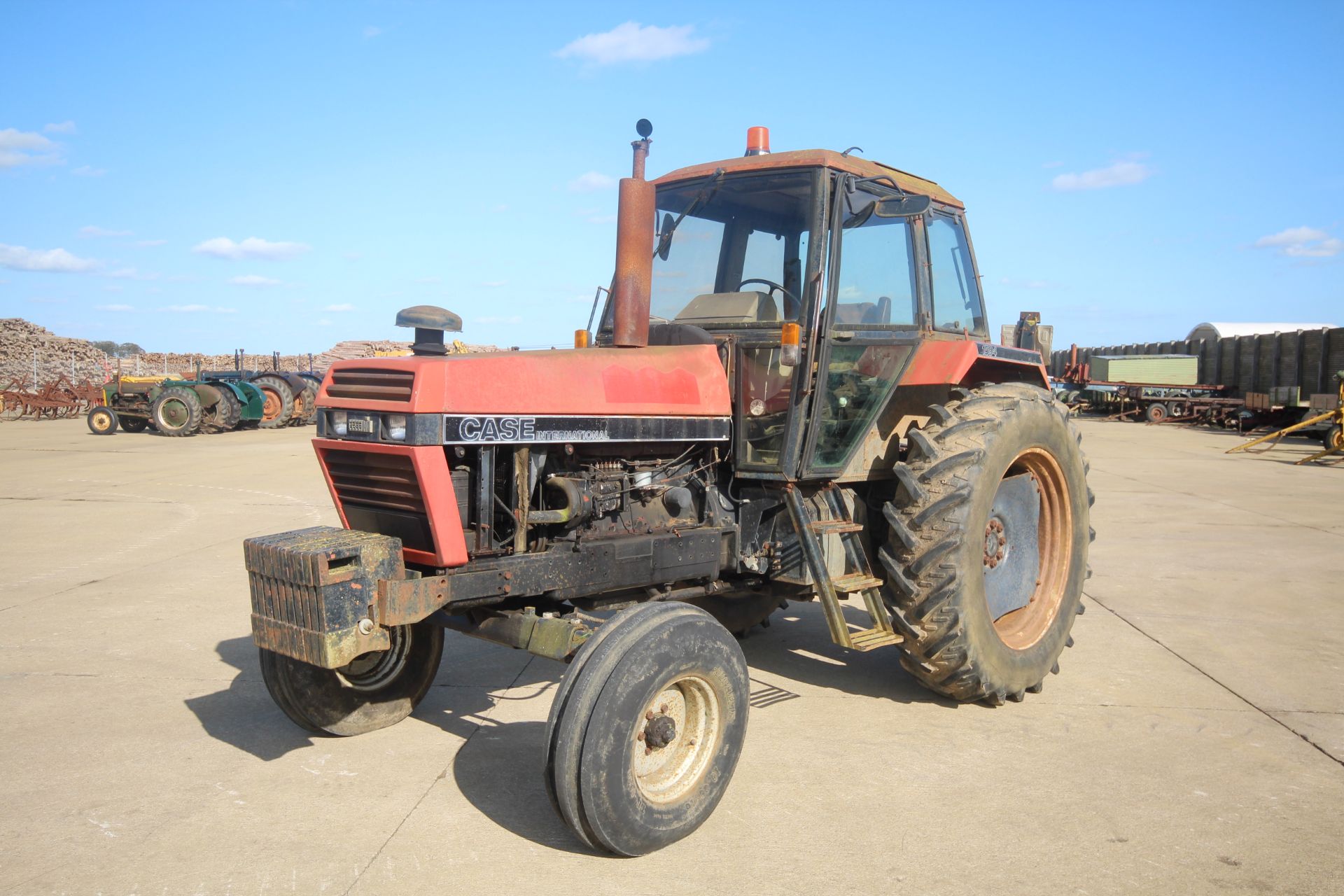 Case International 1594 2WD tractor. Registration D855 DDX. Date of first registration 06/05/1987.