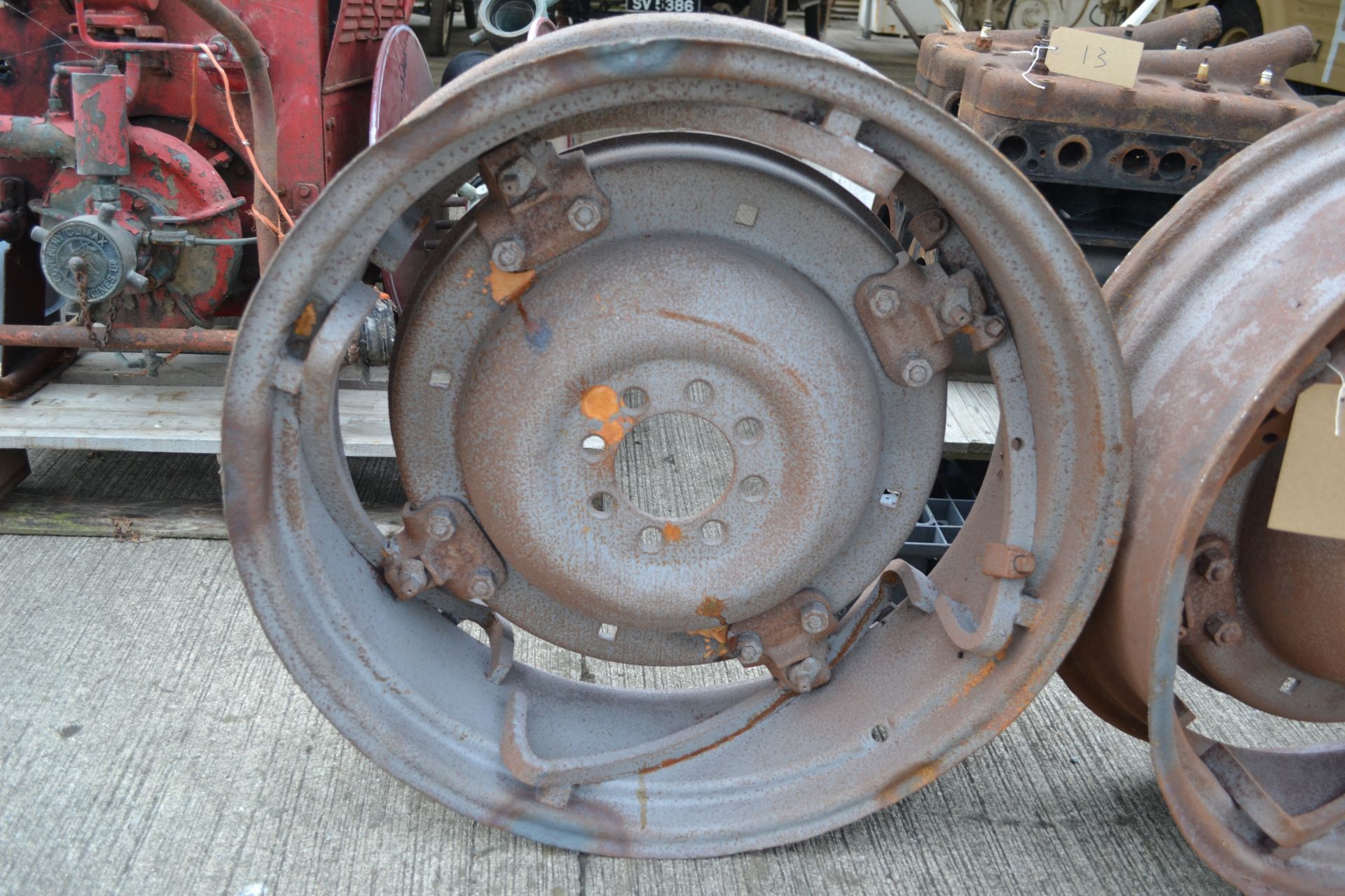 Pair of Massey Ferguson PAVT rear wheels. - Image 2 of 3