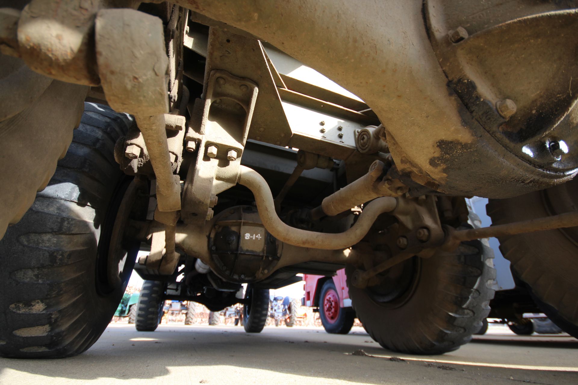 GMC CCKW 353 6x6 bolster truck and slip pole trailer. Registration UXG 144. 1945. 11.00x18 correct - Image 89 of 95