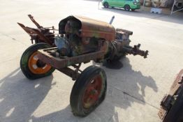 Fordson Diesel Major 2WD tractor. With later engine. For spares or repair.