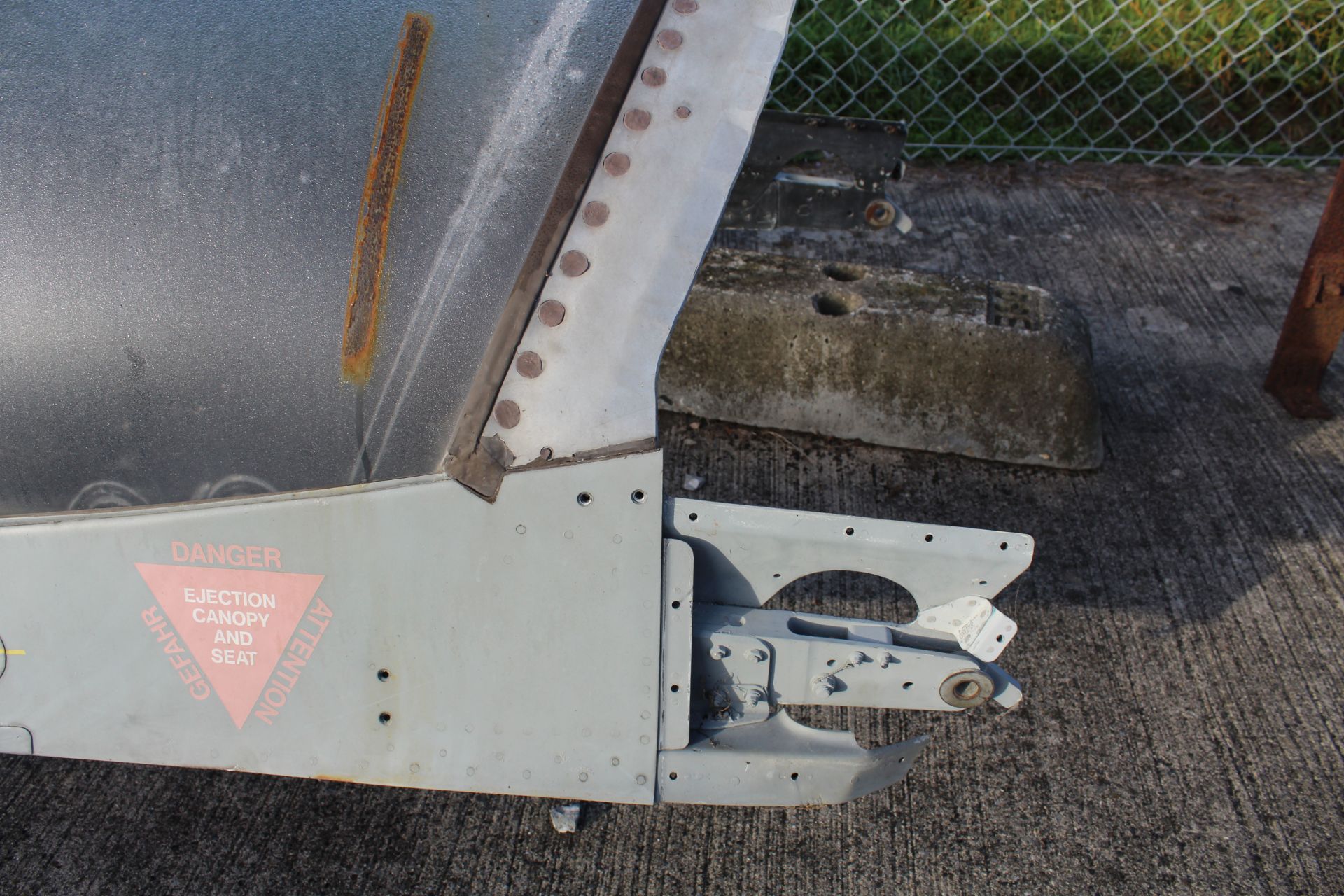 Military aircraft cockpit canopy. - Image 15 of 15