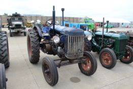 Fordson Major E27N Land Utility 2WD tractor. Engine serial number T90965P. 1947. Registration GCE
