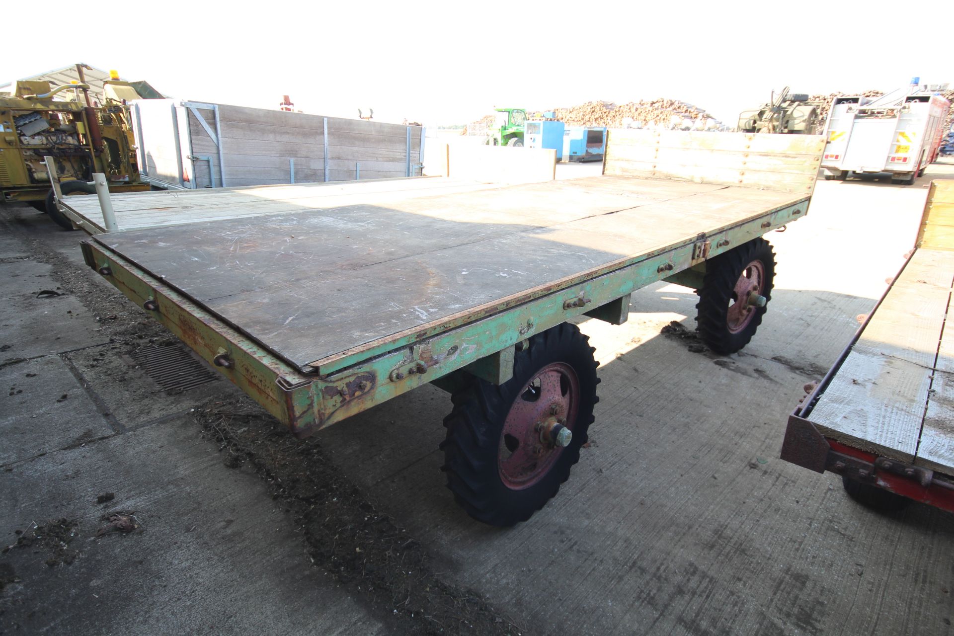 Foster-Clarke, Fressingfield 4-wheel turntable trailer. - Image 3 of 18