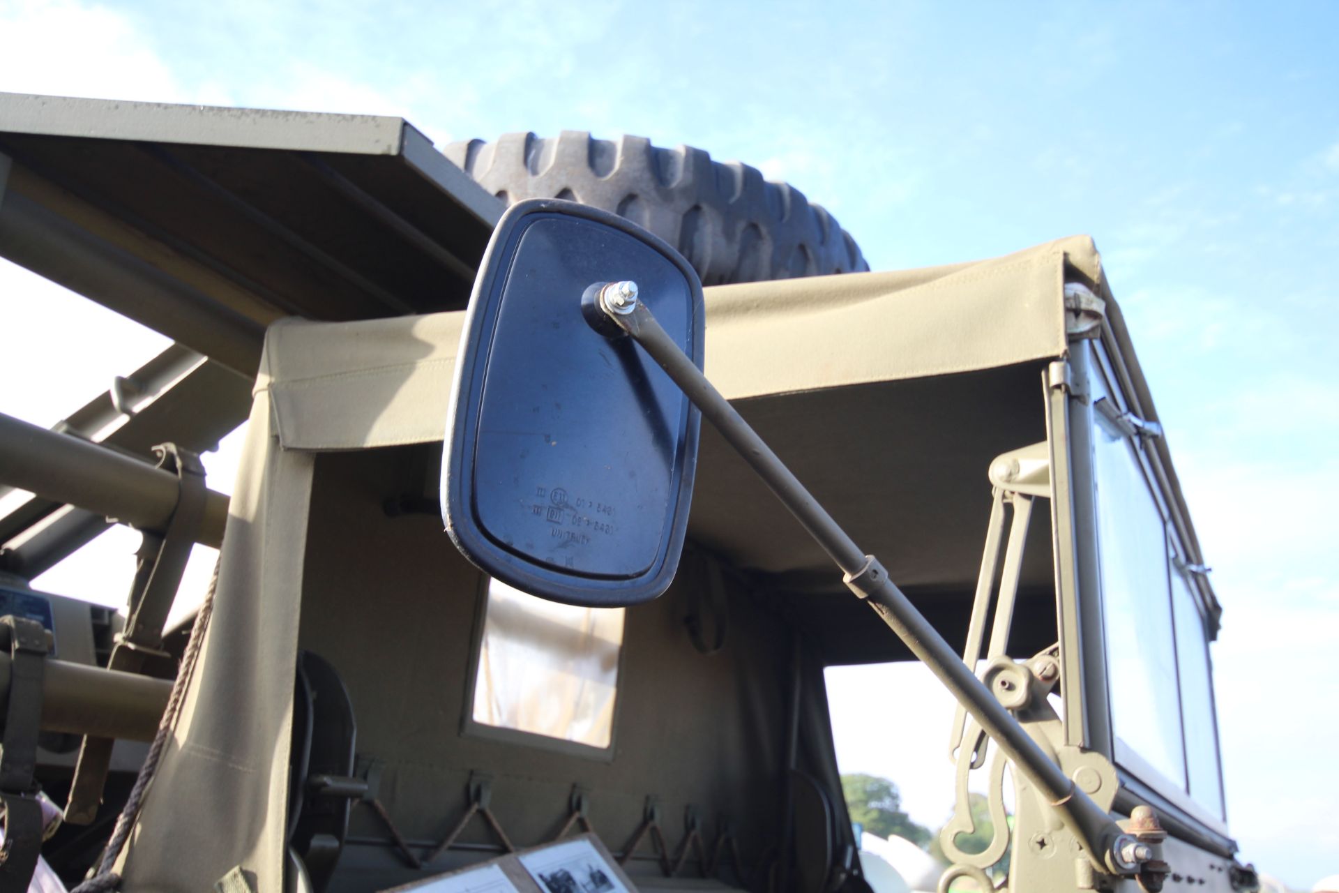 GMC CCKW 353 6x6 bolster truck and slip pole trailer. Registration UXG 144. 1945. 11.00x18 correct - Image 16 of 95